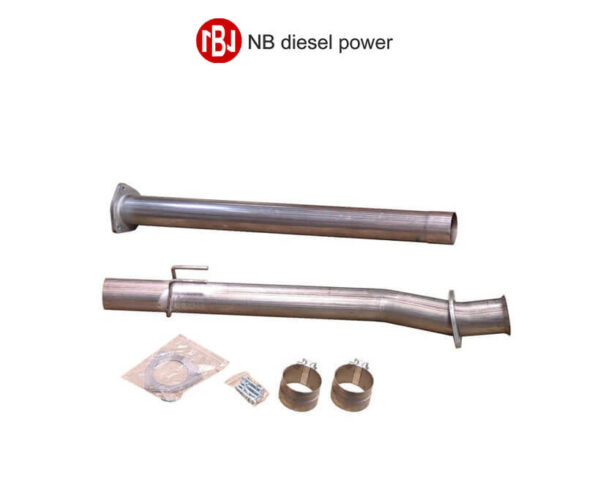 4 inch 2011-2018 FORD 6.7L POWERSTROKE DPF DELETE RACE PIPE NB005