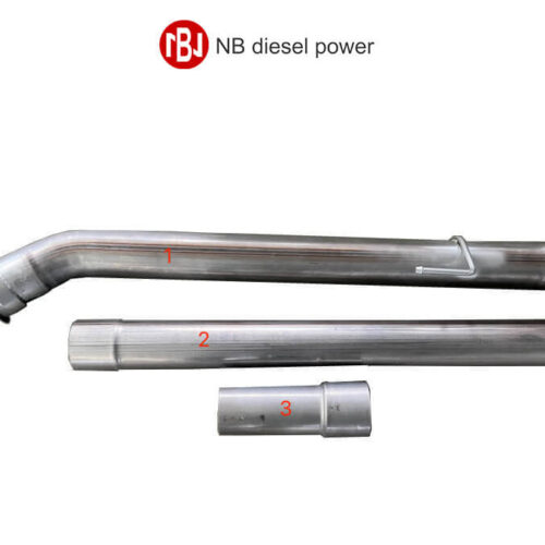 4” 2019-2021 Dodge 6.7L Race Pipes NB009