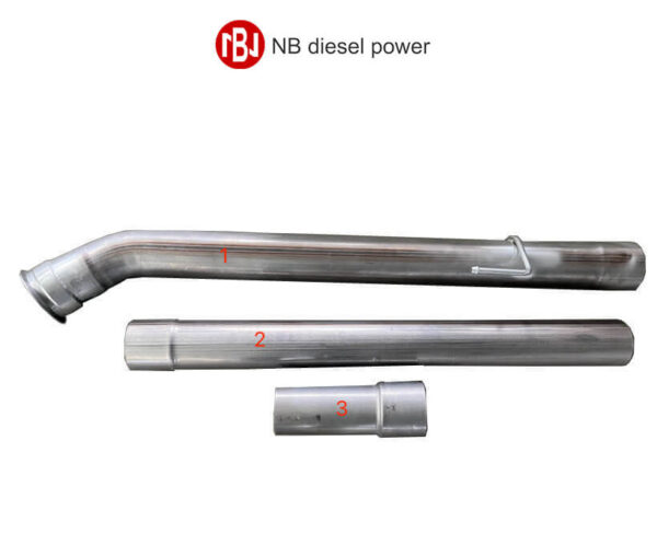 4” 2019-2021 Dodge 6.7L Race Pipes NB009