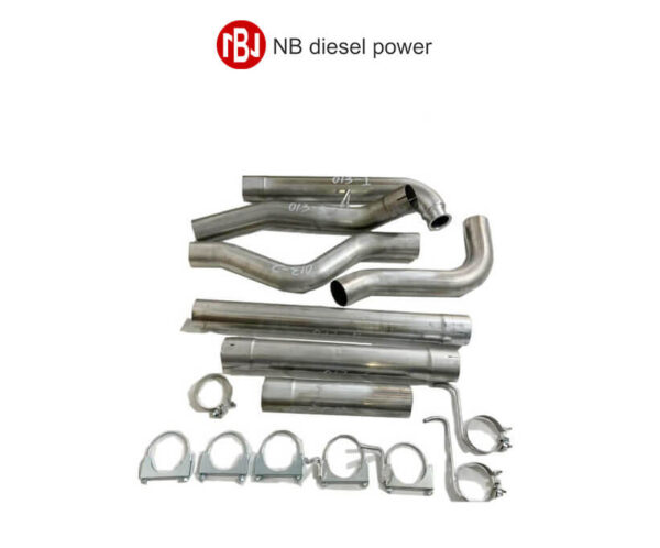 nb007 4" SS409 Exhaust System for 2001-2007 Chevy & GMC 6.6L NB007