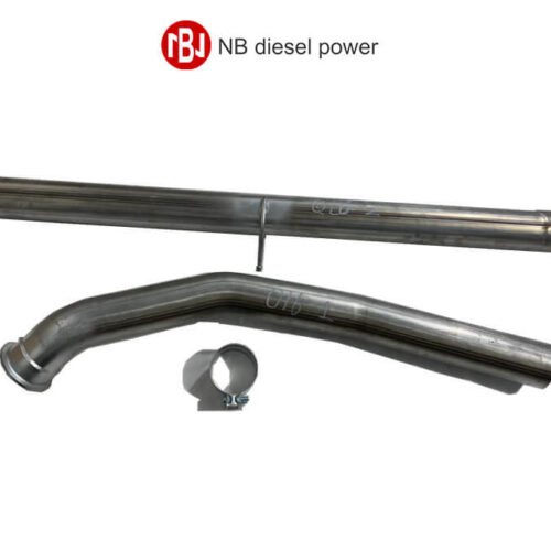 4" 409 SS DPF Delete Kit Exhaust Pipe For 2007.5-2022  Cummins 4 CAT and DPF Delete FLO-835NB DPF Delete Kit Exhaust Pipe NB010