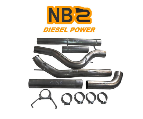 NB13网站 Diesel Truck Muffler Delete Pipe Eliminator DPF for Ford Super Duty 08-10 6.4L NB013