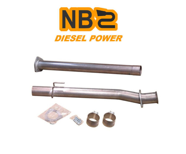 4 inch 2011-2018 FORD 6.7L POWERSTROKE DPF DELETE RACE PIPE NB005
