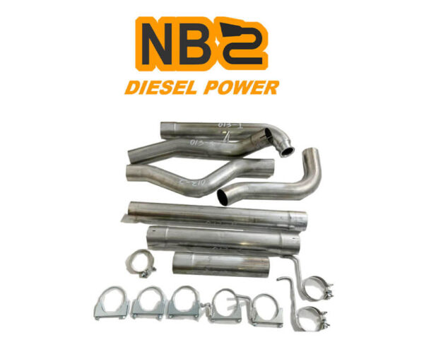 4" SS409 Exhaust System for 2001-2007 Chevy & GMC 6.6L NB007