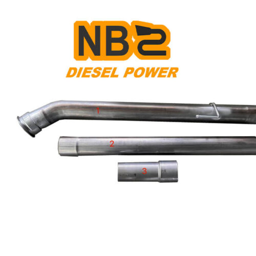 4” 2019-2021 Dodge 6.7L Race Pipes NB009